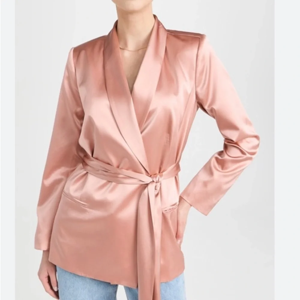 L'Agence Everly Shawl Wrap Blazer - Picture 9 of 12